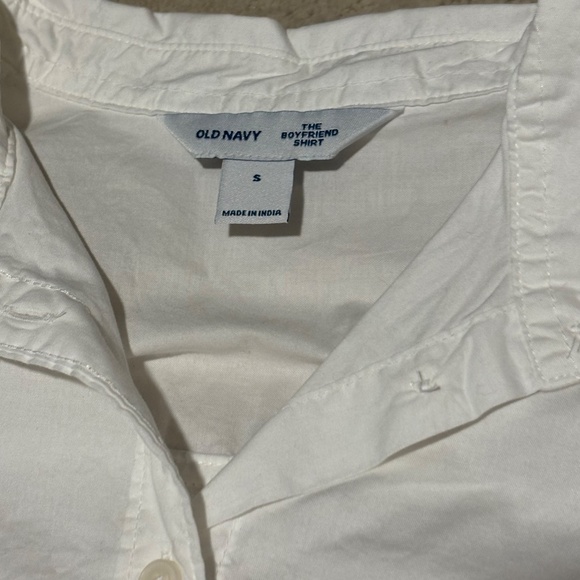 NEW WITH TAG Oversized White Button Up Blouse - Picture 2 of 3